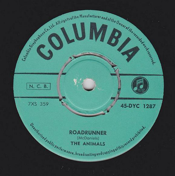Accords et paroles Roadrunner The Animals