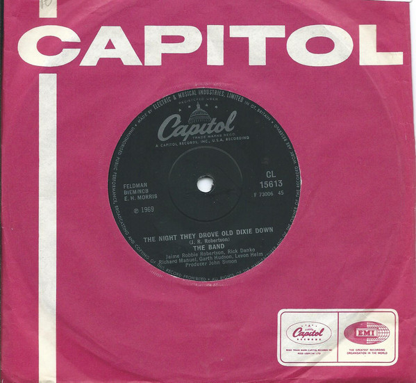 Accords et paroles The Night They Drove Old Dixie Down The Band
