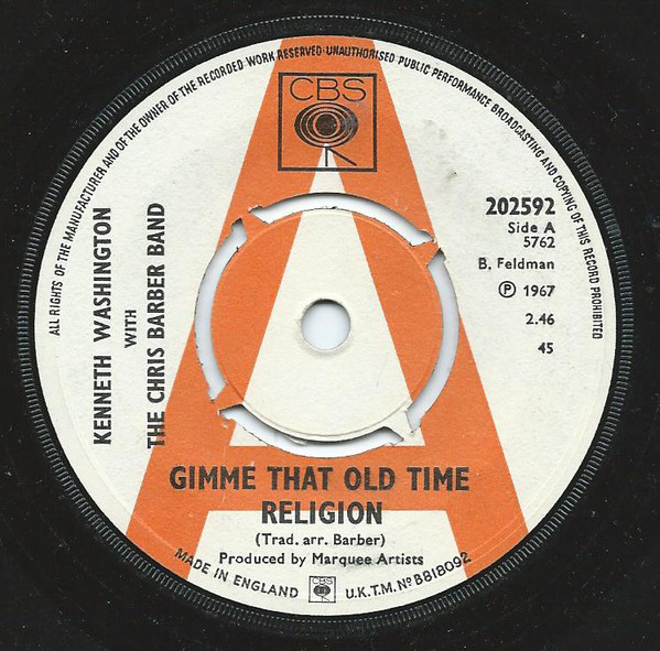 Accords et paroles Old Time Religion The Band