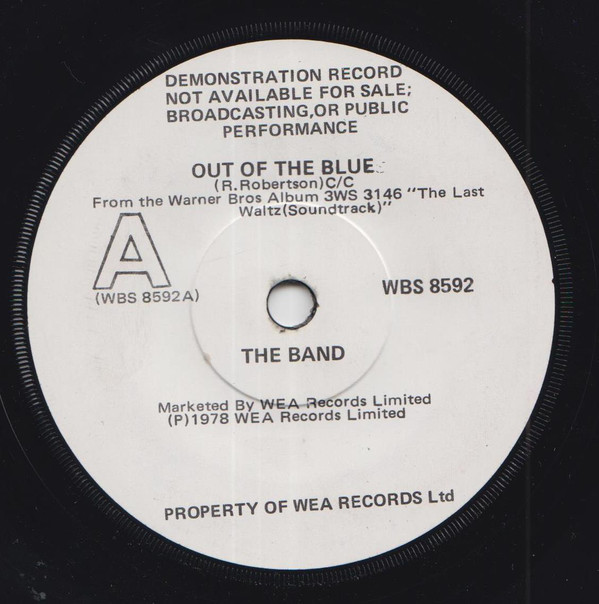 Accords et paroles Out Of The Blue The Band