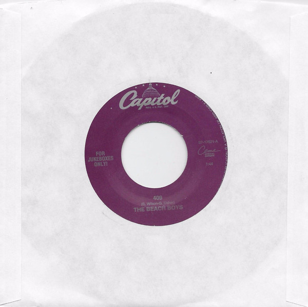 Accords et paroles 409 The Beach Boys