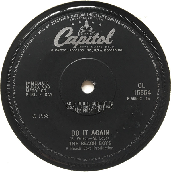 Accords et paroles Do It Again The Beach Boys