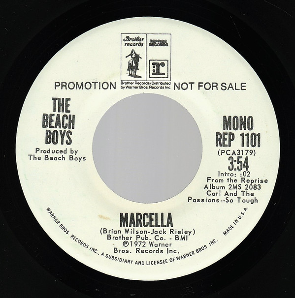Accords et paroles Marcella The Beach Boys