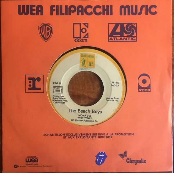 Accords et paroles Mona The Beach Boys