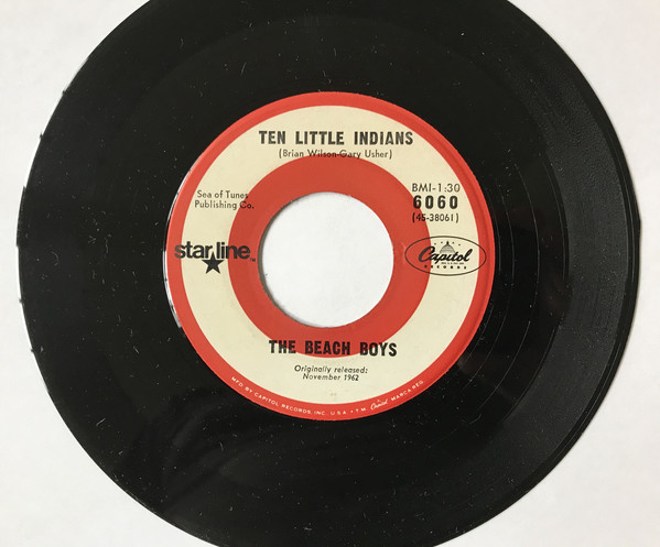 Accords et paroles Ten Little Indians The Beach Boys