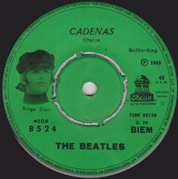 Accords et paroles Chains The Beatles