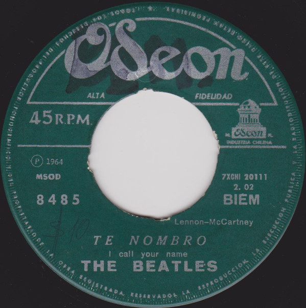Accords et paroles I Call Your Name The Beatles