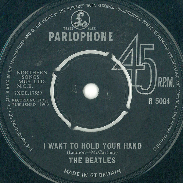 Accords et paroles I Want To Hold Your Hand The Beatles