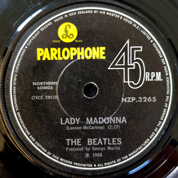 Accords et paroles Lady Madonna The Beatles