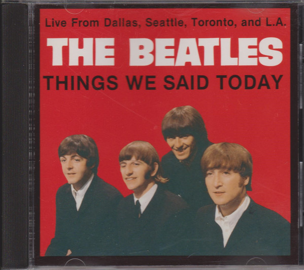 Accords et paroles Things We Said Today The Beatles