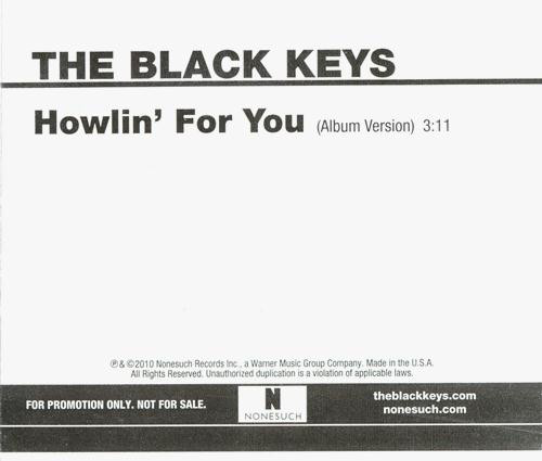Accords et paroles Howlin For You The Black Keys