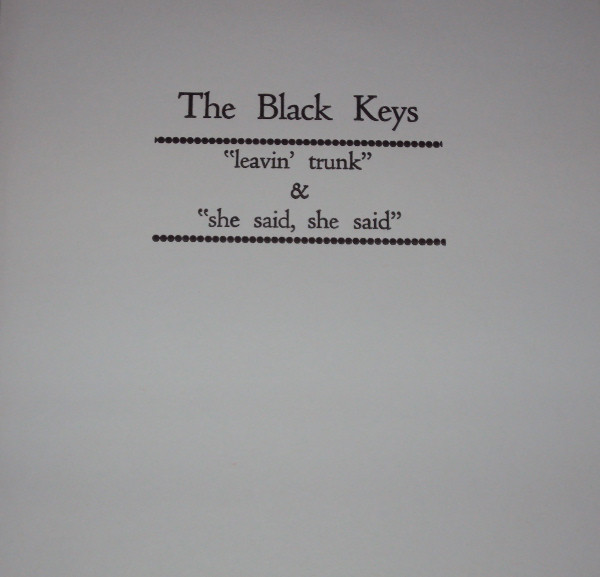 Accords et paroles Leavin Trunk The Black Keys