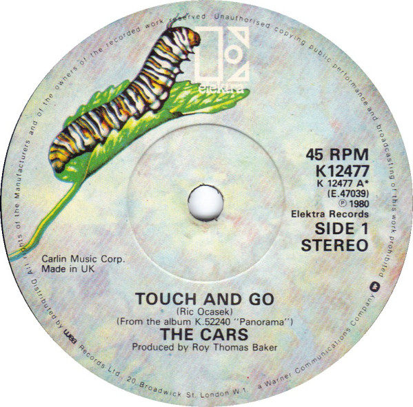 Accords et paroles Touch and Go The Cars