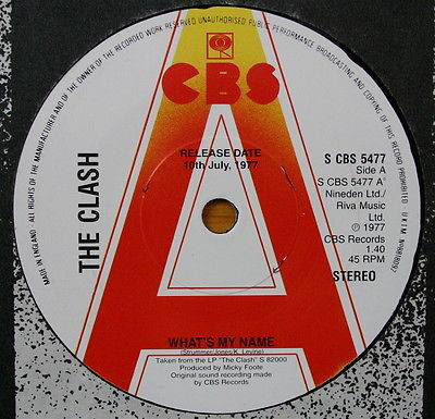 Accords et paroles What's My Name The Clash