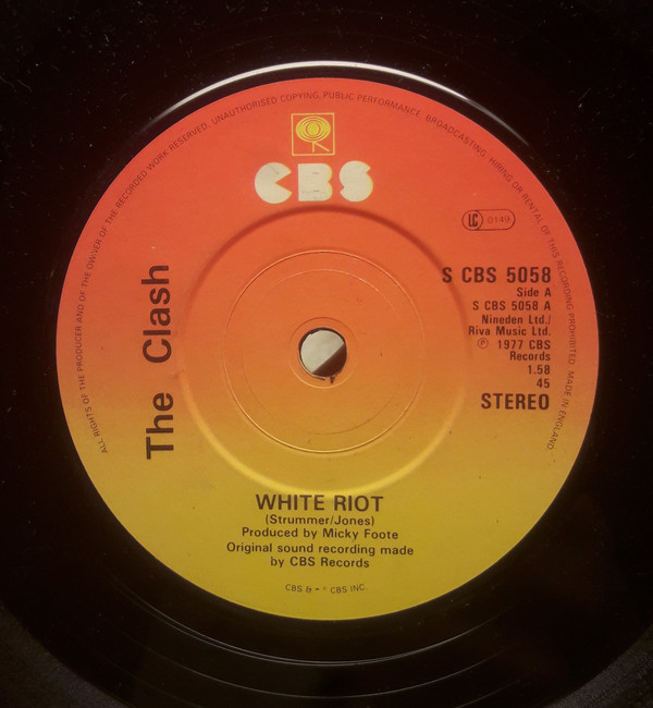 Accords et paroles White Riot The Clash