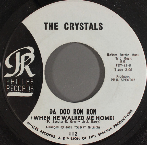 Accords et paroles Da Doo Ron Ron (When He Walked Me Home) The Crystals