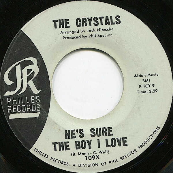 Accords et paroles Hes Sure The Boy I Love The Crystals