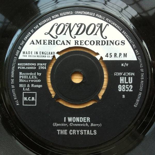 Accords et paroles I Wonder The Crystals