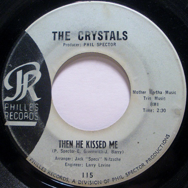 Accords et paroles Then He Kissed Me The Crystals