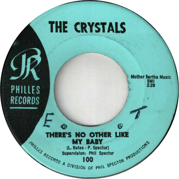 Accords et paroles Theres No Other Like My Baby The Crystals