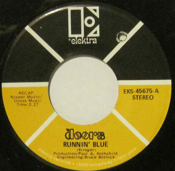 Accords et paroles Runnin' Blue The Doors