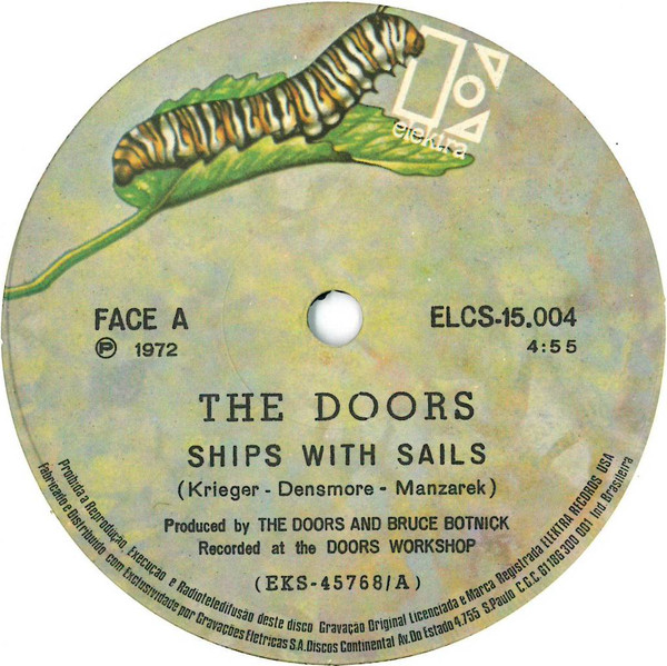 Accords et paroles Ships With Sails The Doors