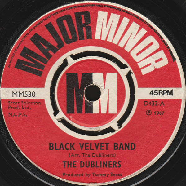 Accords et paroles Black Velvet Band The Dubliners