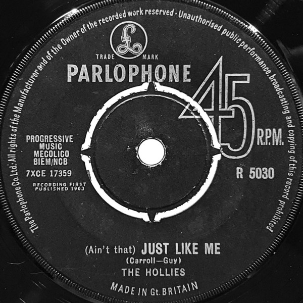Accords et paroles Aint That Just Like Me The Hollies