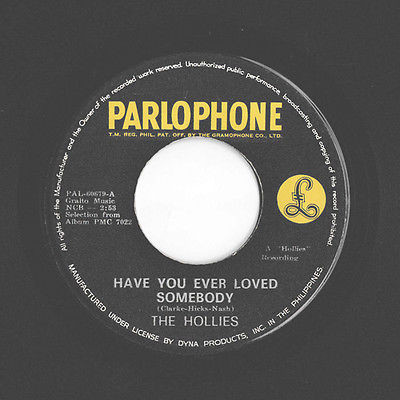 Accords et paroles Have You Ever Loved Somebody The Hollies