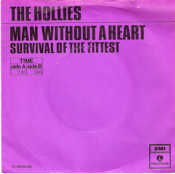 Accords et paroles Man Without A Heart The Hollies