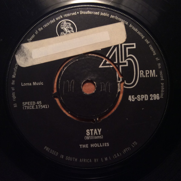 Accords et paroles Stay The Hollies