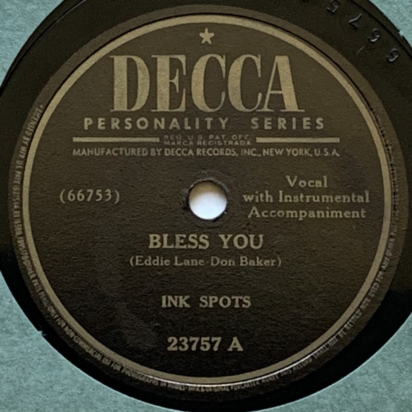 Accords et paroles Address Unknown The Ink Spots