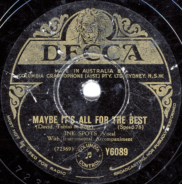Accords et paroles Ask Anyone Who Knows The Ink Spots
