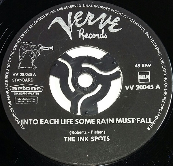 Accords et paroles Into Each Life Some Rain Must Fall The Ink Spots