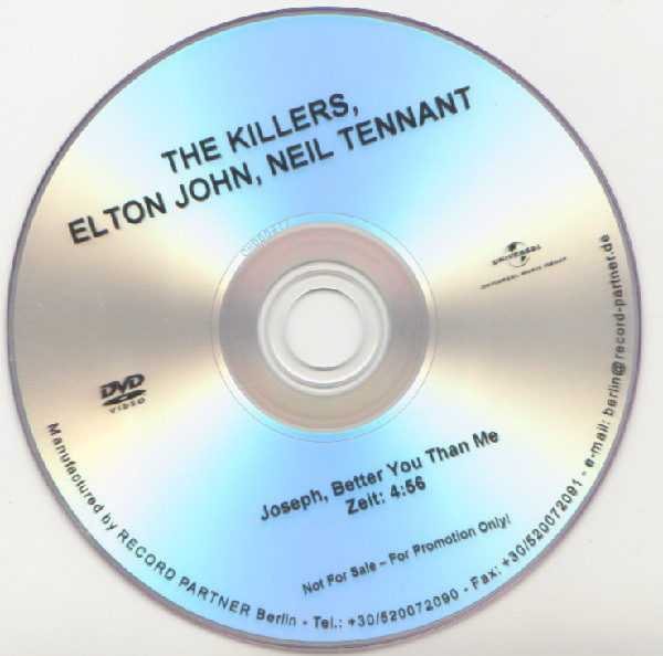Accords et paroles Joseph Better You Than Me The Killers