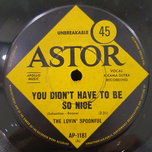 Accords et paroles My Gal The Lovin' Spoonful