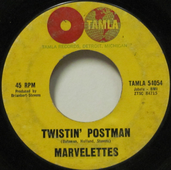Accords et paroles Twistin Postman The Marvelettes