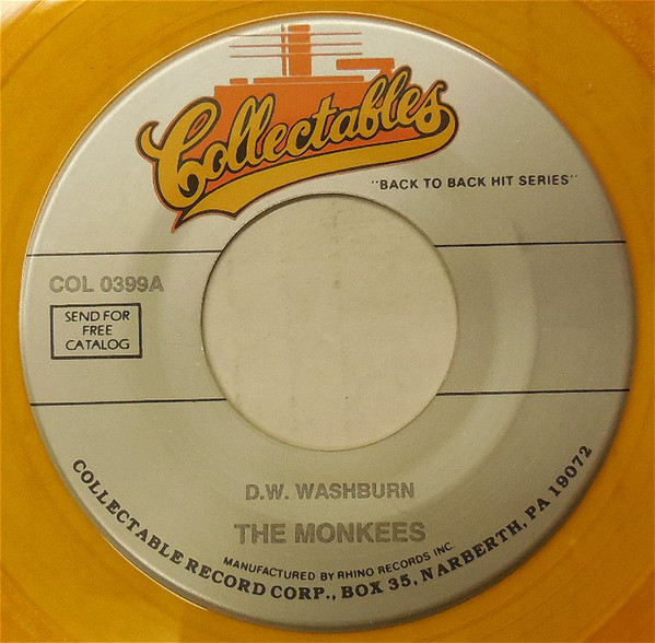 Accords et paroles D.w. Washburn The Monkees