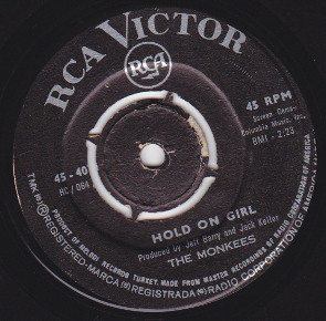 Accords et paroles Hold On Girl The Monkees