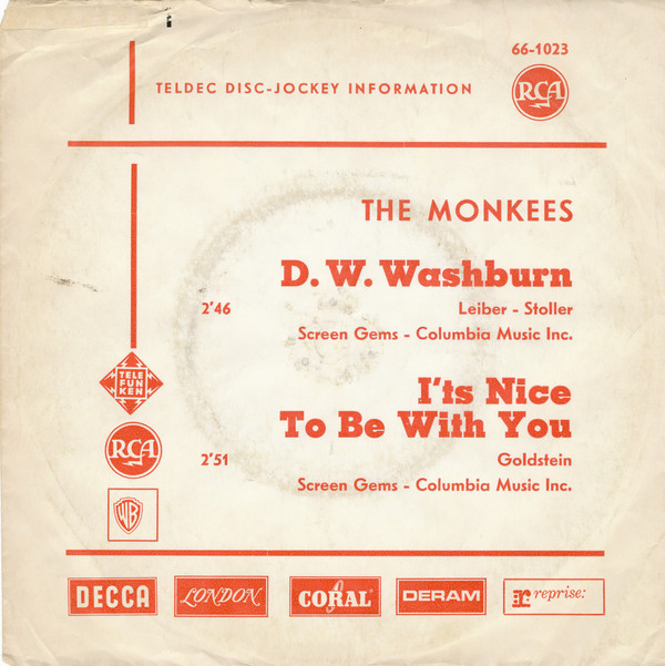 Accords et paroles It's Nice To Be With You The Monkees