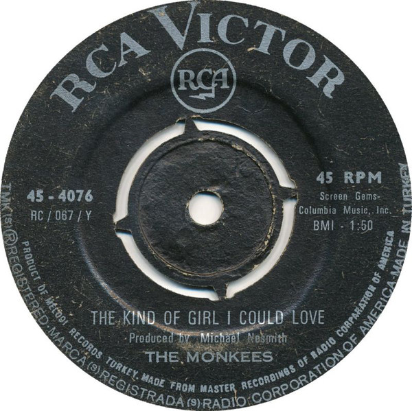 Accords et paroles Kind Of Girl I Could Love The Monkees