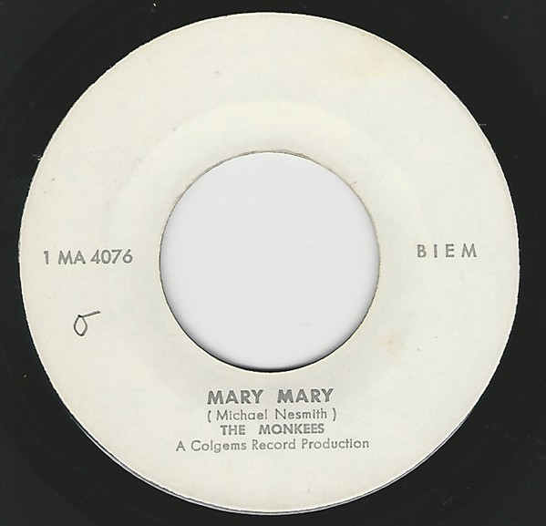 Accords et paroles Mary Mary The Monkees