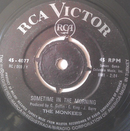 Accords et paroles Sometime In The Morning The Monkees