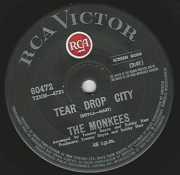 Accords et paroles Tear Drop City The Monkees