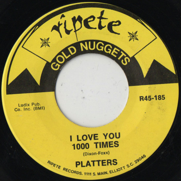 Accords et paroles Blue moon The Platters