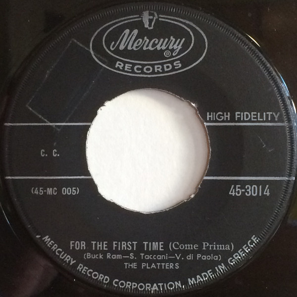 Accords et paroles For the first time The Platters