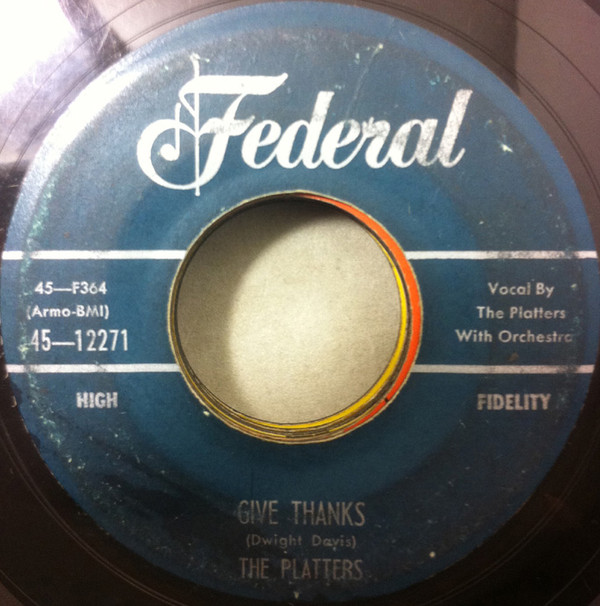 Accords et paroles I Need You All The Time The Platters