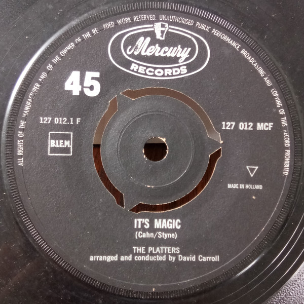 Accords et paroles It's Magic The Platters