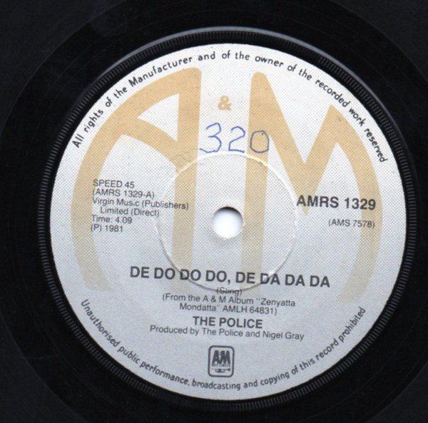 Accords et paroles De Do Do Do, De Da Da Da The Police