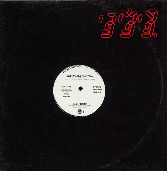 Accords et paroles One World (Not Three) The Police